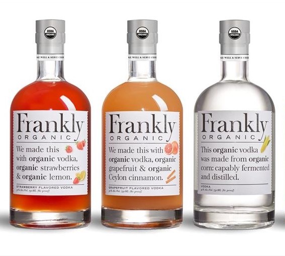 Frankly organic vodka collection